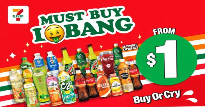 7-Eleven Singapore Drinks Deal: S$1 Beverages & More!
