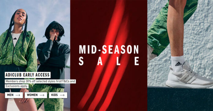 Adidas Mid Season Sale: Extra 30% Off Sale Items