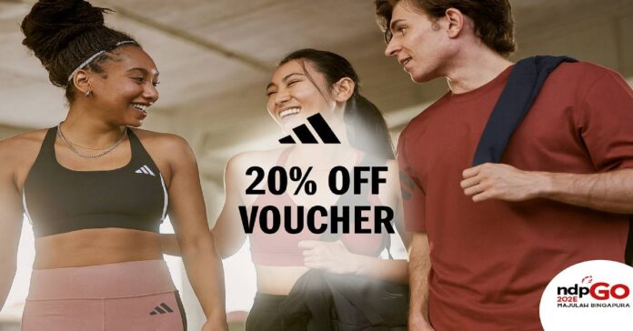 adidas Singapore Voucher: 20% Off with S$50 Min. Spend