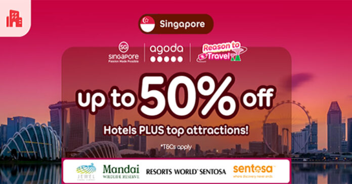 50% Off Agoda Deals: Save on Singapore Hotels & Top Attractions