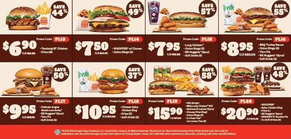 Burger King E-Coupons till 4 Oct 2026