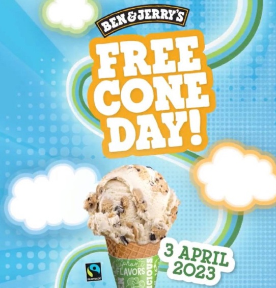 Ben & Jerry's Promotions May 2024: 50% OFF | FREE CONE