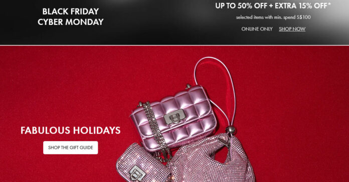 Charles & Keith BFCM Sale 2024: Up to 50% Off + Extra Discounts