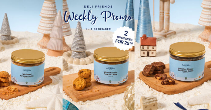 Festive Cookie Promo: 2 Tins for S$25 | Délifrance Weekly Deal
