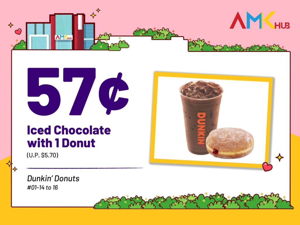Dunkin' Donuts Promotions for 2024 S0.57 Deal SGDtips