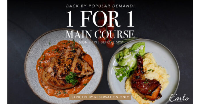 Earle Swensen’s 1-for-1 Mains at Pasir Ris Mall