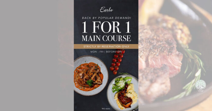 1-for-1 Mains at Earle Swensen’s | Weekday Dining Deal