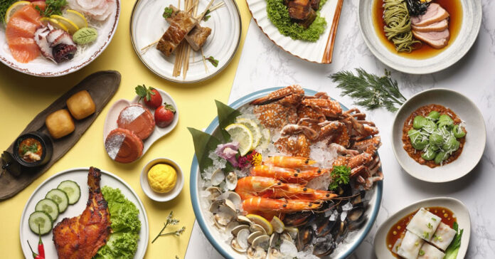 1 Dines Free at Edge, Pan Pacific S'pore – Buffet Deal with UOB Cards