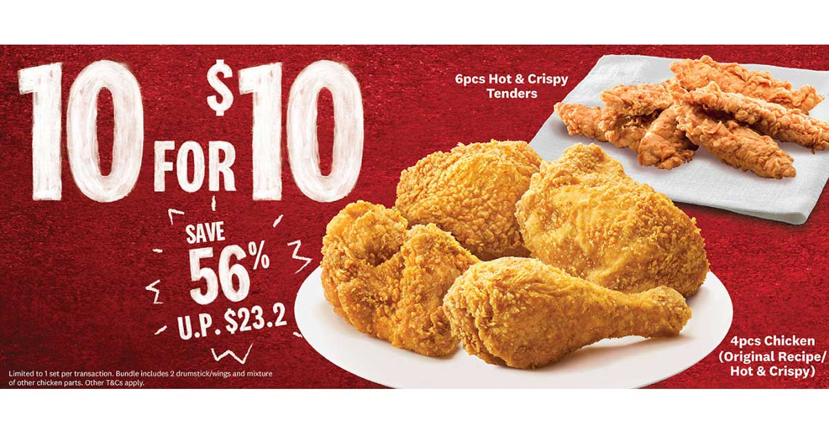 KFC Promos & Coupons | 57% OFF | Zingerito Deals | SGDtips