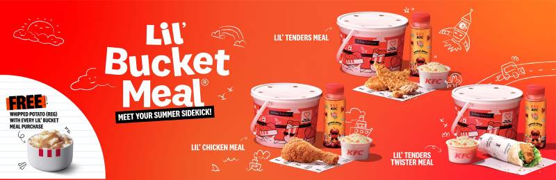 KFC June Holiday Lil' Bucket meals from S$5.45