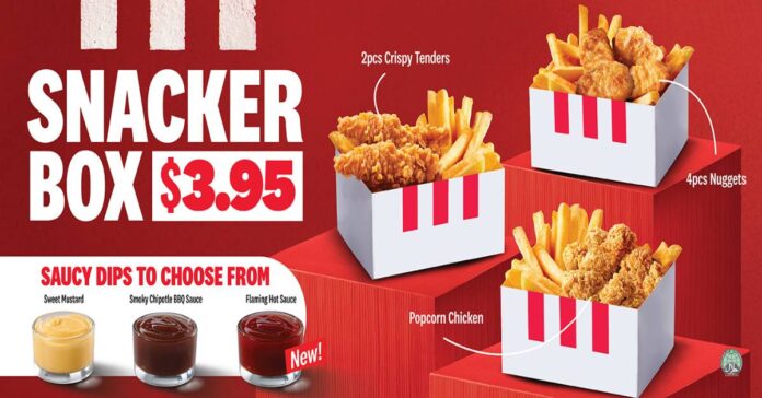 KFC Snacker Box Returns: 3 Options for Just S$3.95