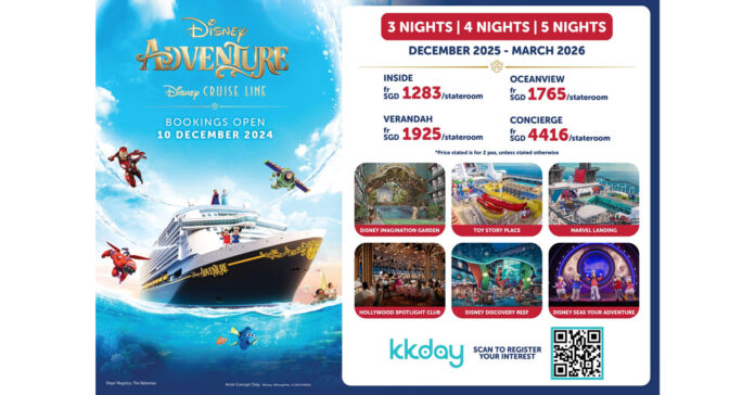 Disney Adventure Cruise | KKday Deals from S$1,283 | Singapore
