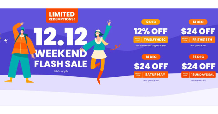 12.12 Klook Weekend Flash Sale: Up to $60 Off Promo Codes