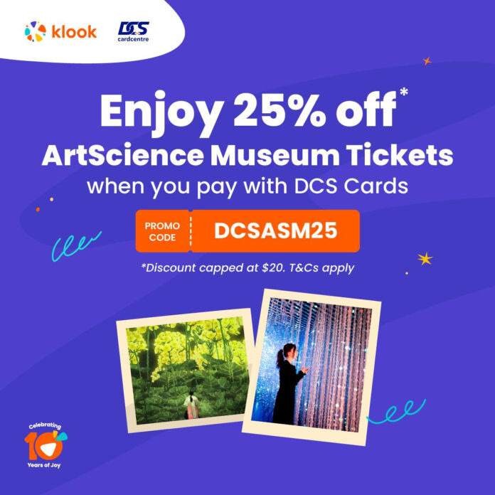 25% Off ArtScience Museum Tickets | DCS Card Promo on Klook