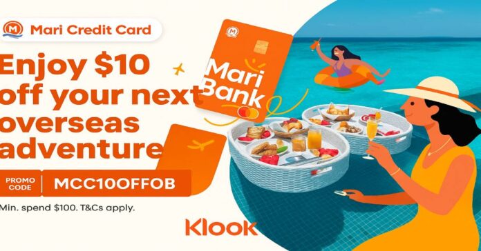Klook Promo: S$10 Off Travel with Mari Credit Card