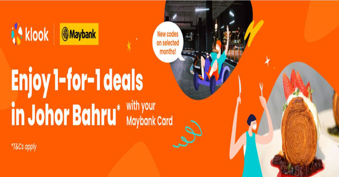 1-for-1 Klook JB Deals with Maybank Cards – Promo Codes Inside!