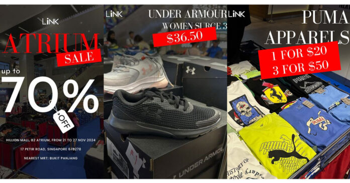 LINK Atrium Sale at Hillion Mall | Up to 70% OFF on Top Brands!