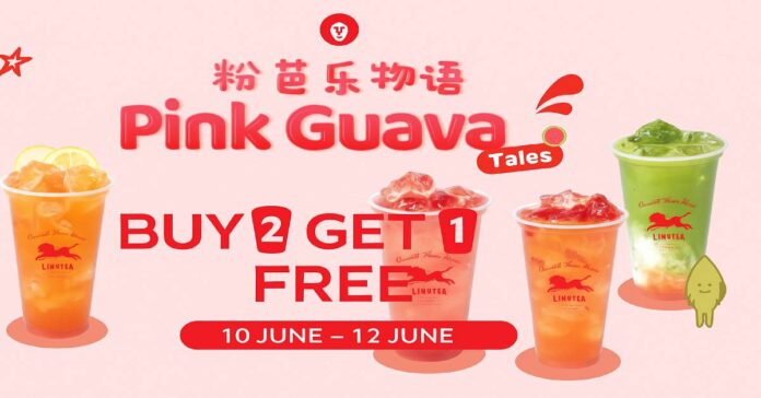 LiHO TEA Buy 2 Get 1 Free Pink Guava Series (10-12 June)