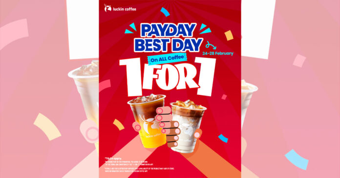 Luckin Coffee 1-for-1 Deal is Back! Double the Coffee This Payday!