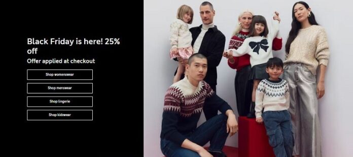 M&S black friday discount