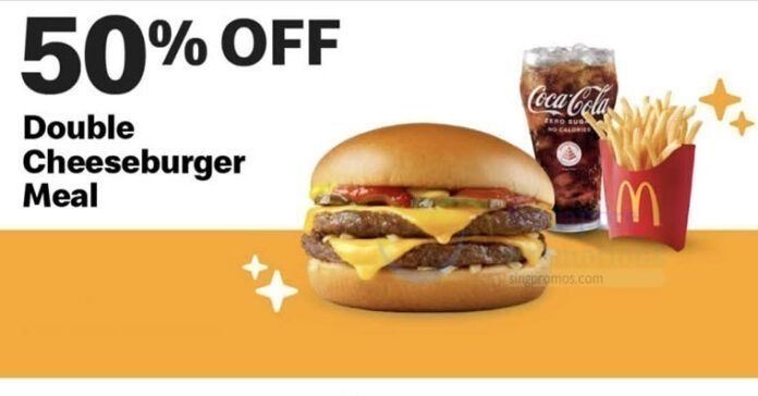 Burger Lovers, This One’s for You: McDonald’s Offers Double Cheeseburger Meal at Half Price—For One Day Only on 26 August!