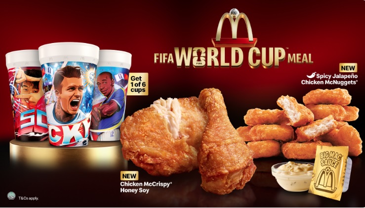 FIFA World Cup™ Meals with exclusive collectible cups