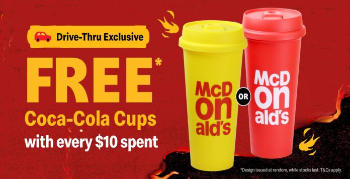 McDonald’s Drive-Thru: Free Coca-Cola Cup till May 2025