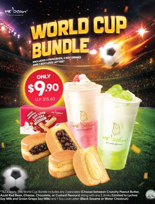 Mr Bean World Cup Bundle for S$9.90