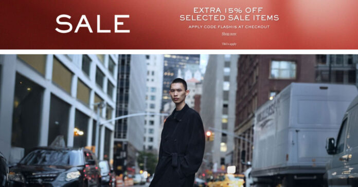 MR PORTER Flash Sale: Extra 15% Off Luxury Menswear!