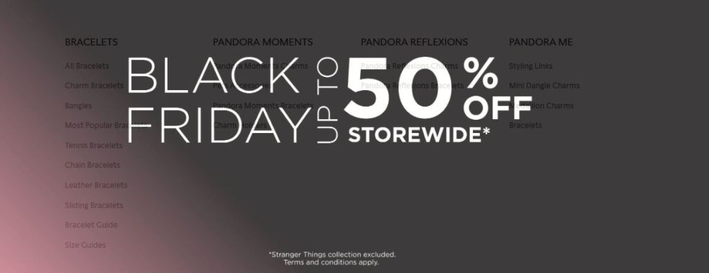 Pandora Black Friday deal