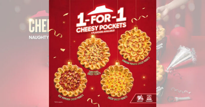 1-for-1 Cheesy Pockets Pizza Deal | Pizza Hut Holiday Offer