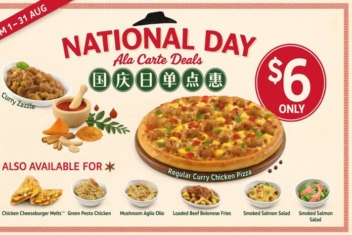 Pizza Hut SG60 S$6 Deals on Local Favourites Till 31 Aug