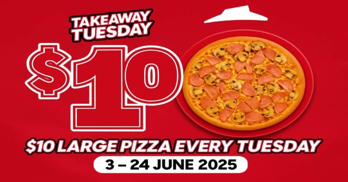 Pizza Hut S$10 Large Pizza Tuesday Deal This June!