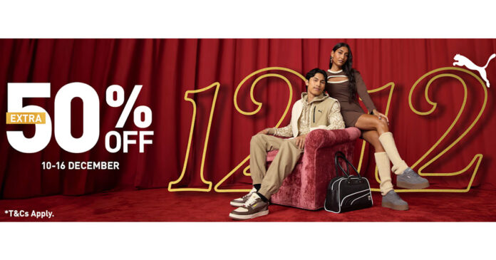 PUMA 12.12 Sale 2024: Extra 50% Off – Shop the Best Deals Now!