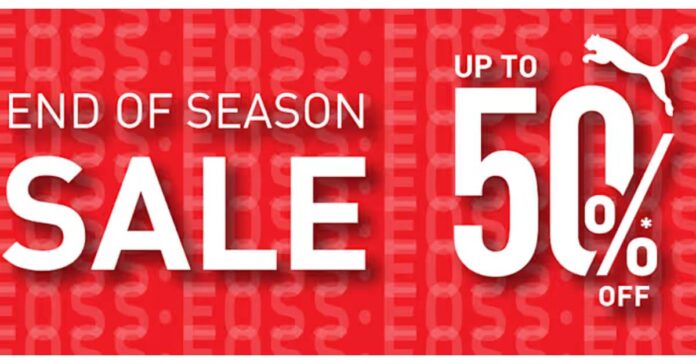 PUMA Singapore End Season Sale: Up to 50% + Extra 15% Off