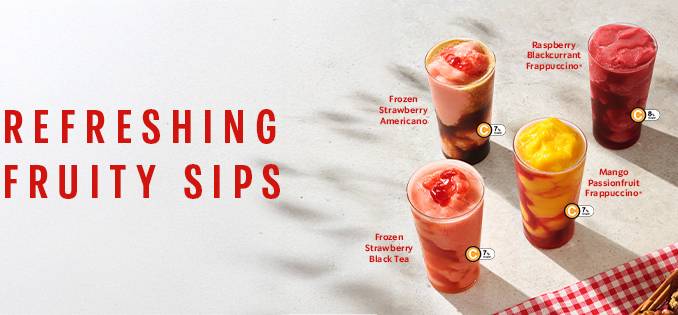 Starbucks frozen fruity drinks