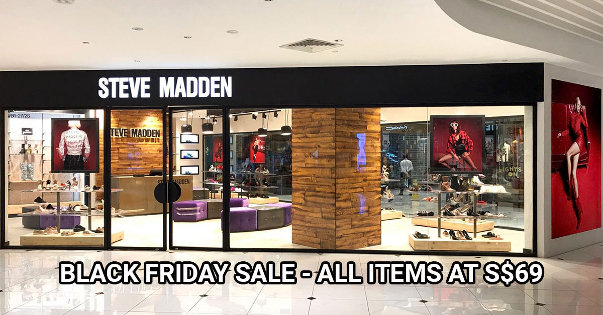 Steve Madden Irresistible Black Friday Deal, All Items at 69! SGDtips