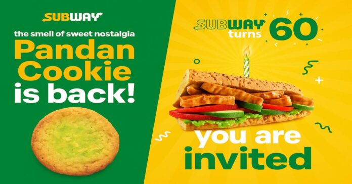 Subway SG60 Promo: Free Ice Cream & New Laksa Pesto Sub