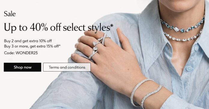 Swarovski Singapore Sale: Up to 40% Off & Extra 15% Discount