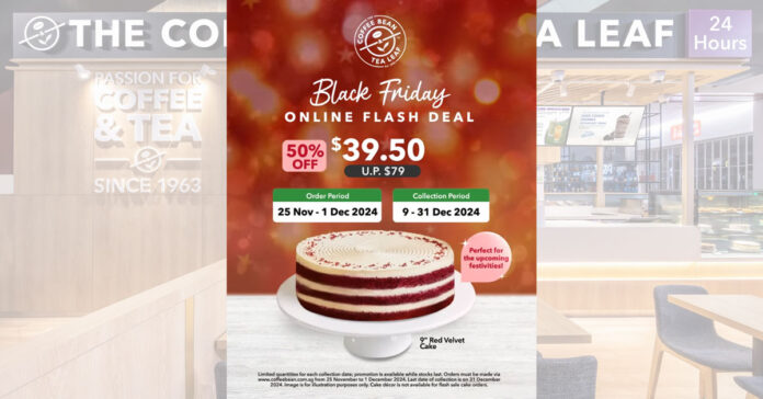 50% OFF Red Velvet Cake | Black Friday Deal (25/11 – 1/12/2024)