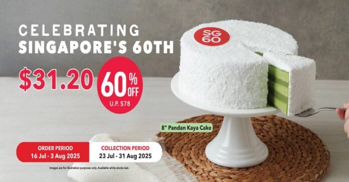 Coffee Bean: 60% Off Pandan Kaya Cake (Now S$31.20)