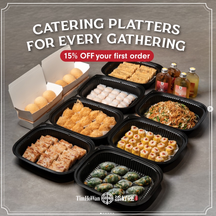 15% off your first Tim Ho Wan catering order