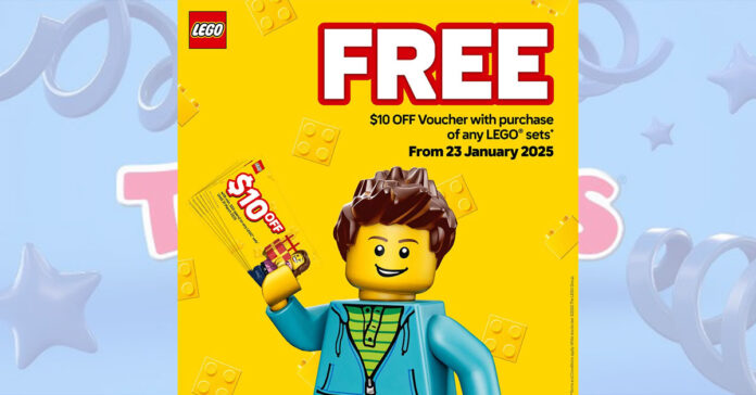 Free S$10 Voucher with LEGO® Purchases at Toys
