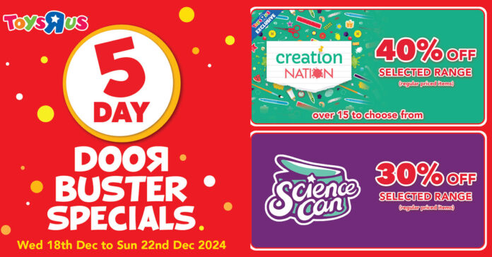 Toys R Us Doorbuster Sale: Up to 40% Off Toys & Games!
